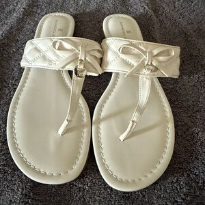Bandalino Cream Sandals